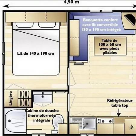 Mobil-home Confortable Pour Un Couple - Api-1-52-2031 Grayan-et-l'Hopital